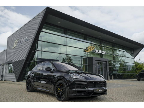 Porsche Cayenne Coupé 4.0 V8 Turbo S 680pk E-Hybrid Panoramadak *SOH 89%* Keramisch *BTW* Massage Trekhaak Stoelkoeling Luchtvering