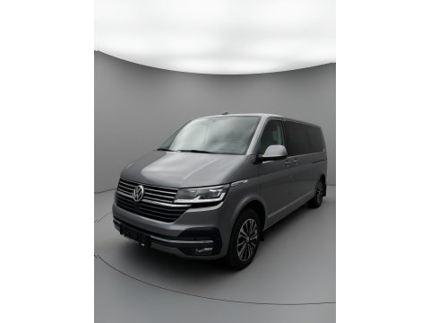 Volkswagen Transporter 2.0 TDI L2H1 30 DC Caravelle Virtual, Adaptieve Cruise, Camera, 2 x Electrische deur, 199pk, LED, Leder, Clima, Stoelverwarming, Carplay, Automaat, Uniek!