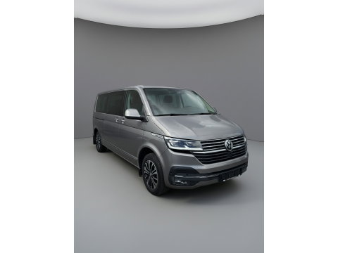 Volkswagen Transporter 2.0 TDI L2H1 30 DC Caravelle Virtual, Adaptieve Cruise, Camera, 2 x Electrische deur, 199pk, LED, Leder, Clima, Stoelverwarming, Carplay, Automaat, Uniek!