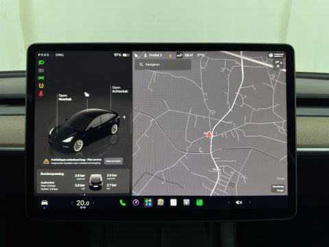 Tesla Model 3 RWD 60 kWh [ 3-Fase-11kW ] {SoH-88%} (INCL-BTW) Aut. *PANO | LEATHER | KEYLESS | FULL-LED | MEMORY-PACK | TOPVIEW | DAB | CARPLAY | DIGI-COCKPIT | LANE-ASSIST | HEATED-COMFORTSEATS | AUTOPILOT | 19"ALU*