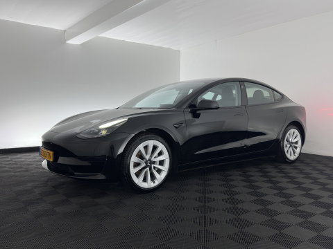 Tesla Model 3 RWD 60 kWh [ 3-Fase-11kW ] {SoH-88%} (INCL-BTW) Aut. *PANO | LEATHER | KEYLESS | FULL-LED | MEMORY-PACK | TOPVIEW | DAB | CARPLAY | DIGI-COCKPIT | LANE-ASSIST | HEATED-COMFORTSEATS | AUTOPILOT | 19"ALU*
