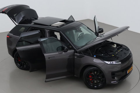 Land Rover Range Rover Sport 3.0 P550e Autobiography PHEV | Performance-voorstoelen | Black Pack | Massage | Meridian Surround | Koelbox | ClearSight | Trekhaak | 23 Inch
