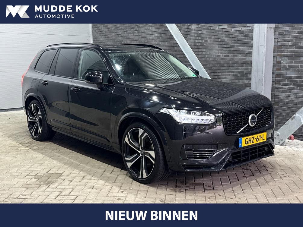 Volvo XC90 T8 Ultimate Dark | Bowers&Wilkins | Luchtvering | Panoramadak | Trekhaak | 360° Camera | Ventilatie+Massage | Head-Up | 22 Inch | ACC