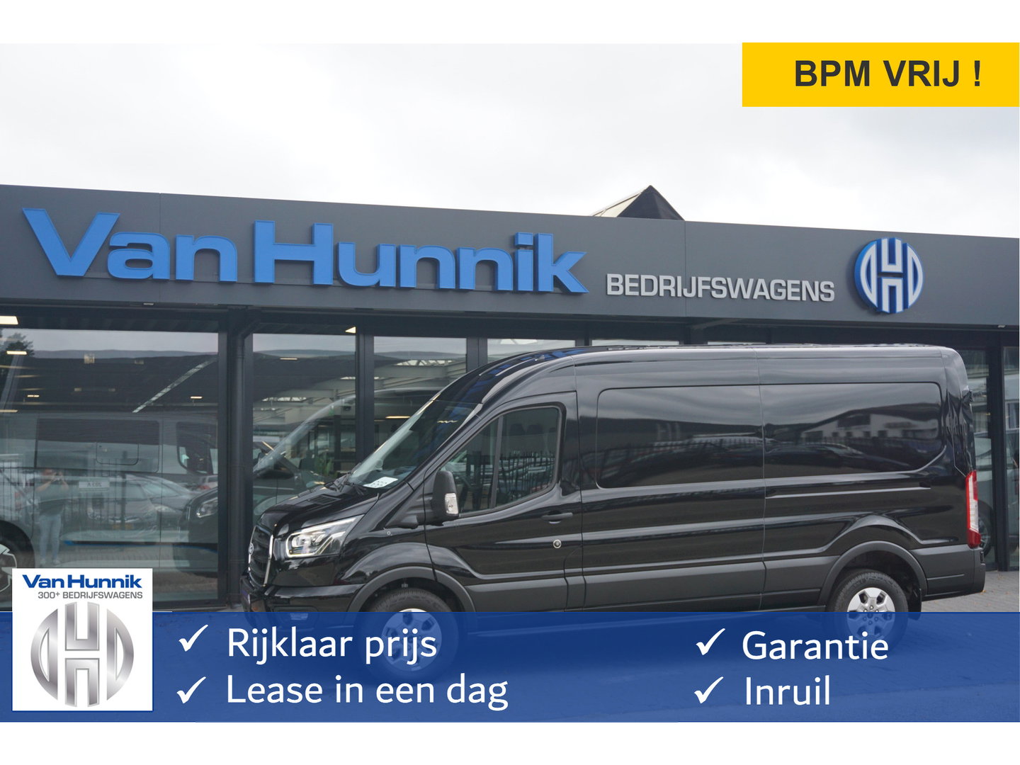 Ford Transit 350L L3H2 Limited AUT-8 165PK BPM VRIJ Navi, Adap. Cruise, 360° Cam, Trekhaak, Xenon!! NR. 246