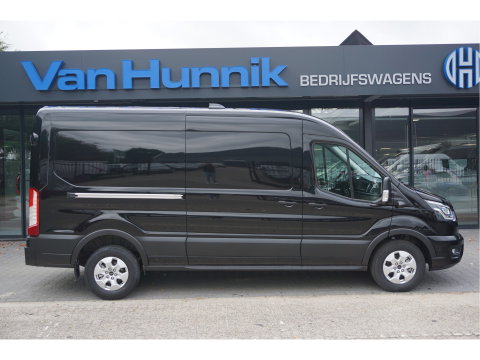 Ford Transit 350L L3H2 Limited AUT-8 165PK BPM VRIJ Navi, Adap. Cruise, 360° Cam, Trekhaak, 2x Schuifdeur!! NR. 298