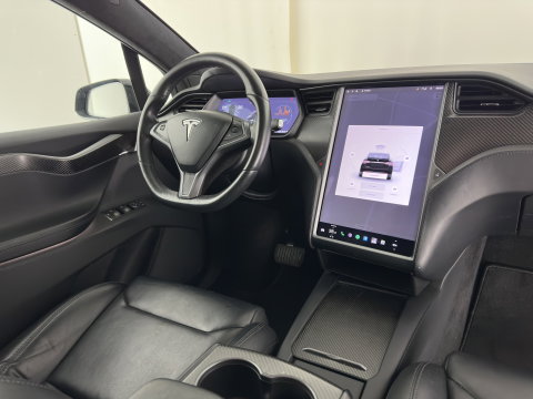 Tesla Model X 75D Base AWD ( 7-Pers. ) [3-Fase-17kW] {SoH-84%} (INCL-BTW) Aut. *PANO | LEATHER | NAVI-FULLMAP | FULL-LED | AIRSUSPENSION | DIGI-COCKPIT | FASTLOADER | KEYLESS | DAB+ | HEATED-SPORTSEATS | PRIVACY-GLASS | AUTOPILOT |  20"ALU*