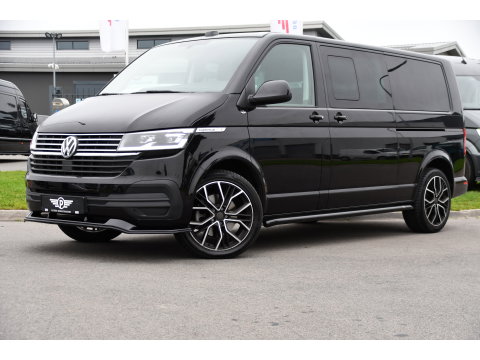 Volkswagen Transporter 2.0 TDI L2H1 32 DC Caravelle Virtual, Adaptieve Cruise, Carplay, LED, 204pk, Stoelverwarming, Clima, Automaat, 2 x Schuifdeur, Multimedia, Uniek!