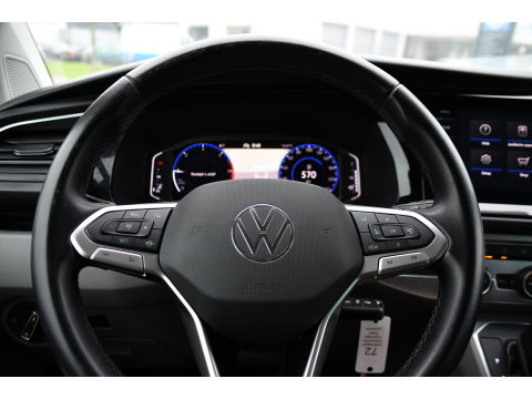 Volkswagen Transporter 2.0 TDI L2H1 32 DC Caravelle Virtual, Adaptieve Cruise, Carplay, LED, 204pk, Stoelverwarming, Clima, Automaat, 2 x Schuifdeur, Multimedia, Uniek!