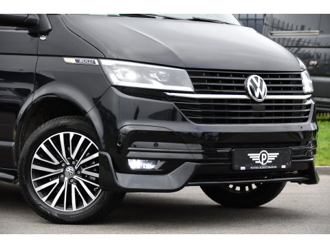 Volkswagen Transporter 2.0 TDI L2H1 28 Bulli Black Edition Virtual, Adaptieve Cruise, Camera, Carlay, LED, Stoelverwarming, Leder, 150pk, Automaat, Uniek!