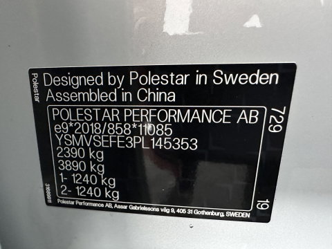 Polestar 2 Standard Range Single Motor 69 kWh [3-Fase-11kW] {SOH-90%} (INCL-BTW) Aut. *PANO | FULL-LED | MEMORY-PACK | CAMERA | KEYLESS | LANE-ASSIST | DIGI-COCKPIT | CARPLAY | DAB+ | HEATED-COMFORTSEATS | CRUISE | TOWBAR | 19''ALU*