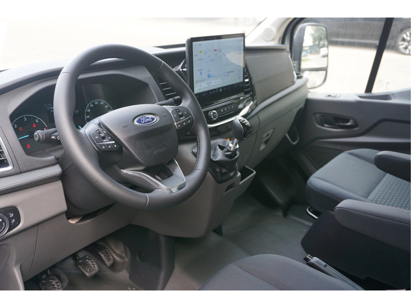 Ford Transit 350L 130PK L4H3 BPM VRIJ!! 12" Sync4 Navi, Trekhaak, Stoel-Stoel!! NR. 438