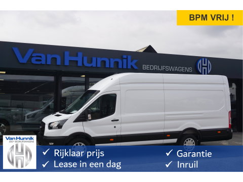 Ford Transit 350L 105PK L4H3 BPM VRIJ!! Navi, 360° Camera, Adap. Cruise, Stoel-Stoel!! NR.  A3