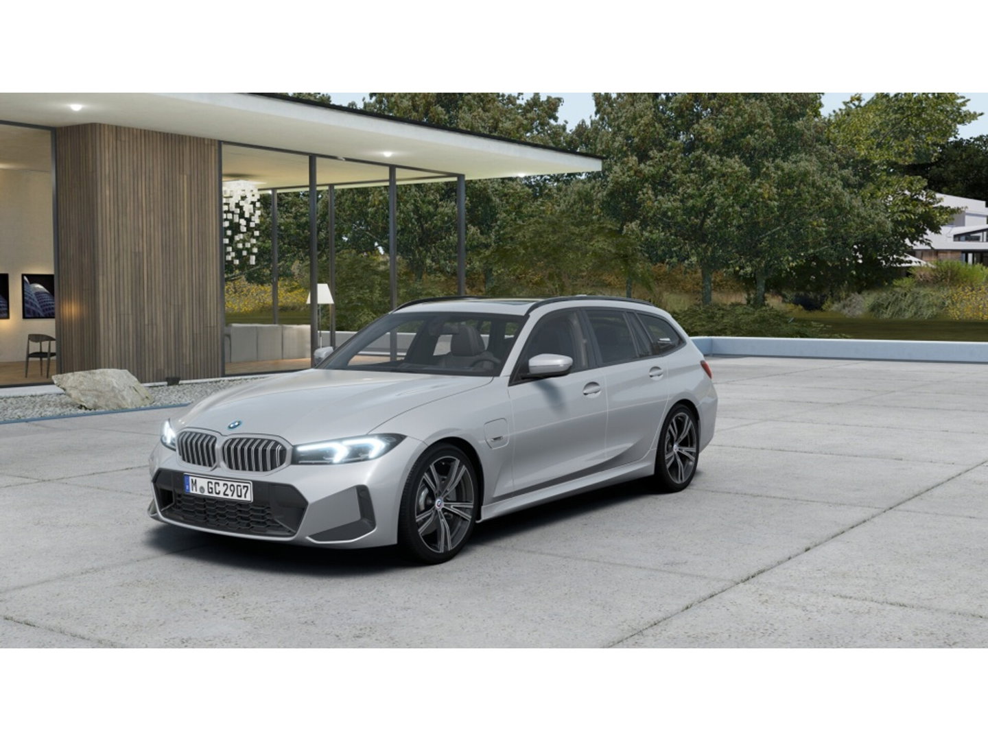 BMW 3 Serie Touring 330e 292PK X-Drive M-Sport / pano / 2022 / Brooklyn / LED