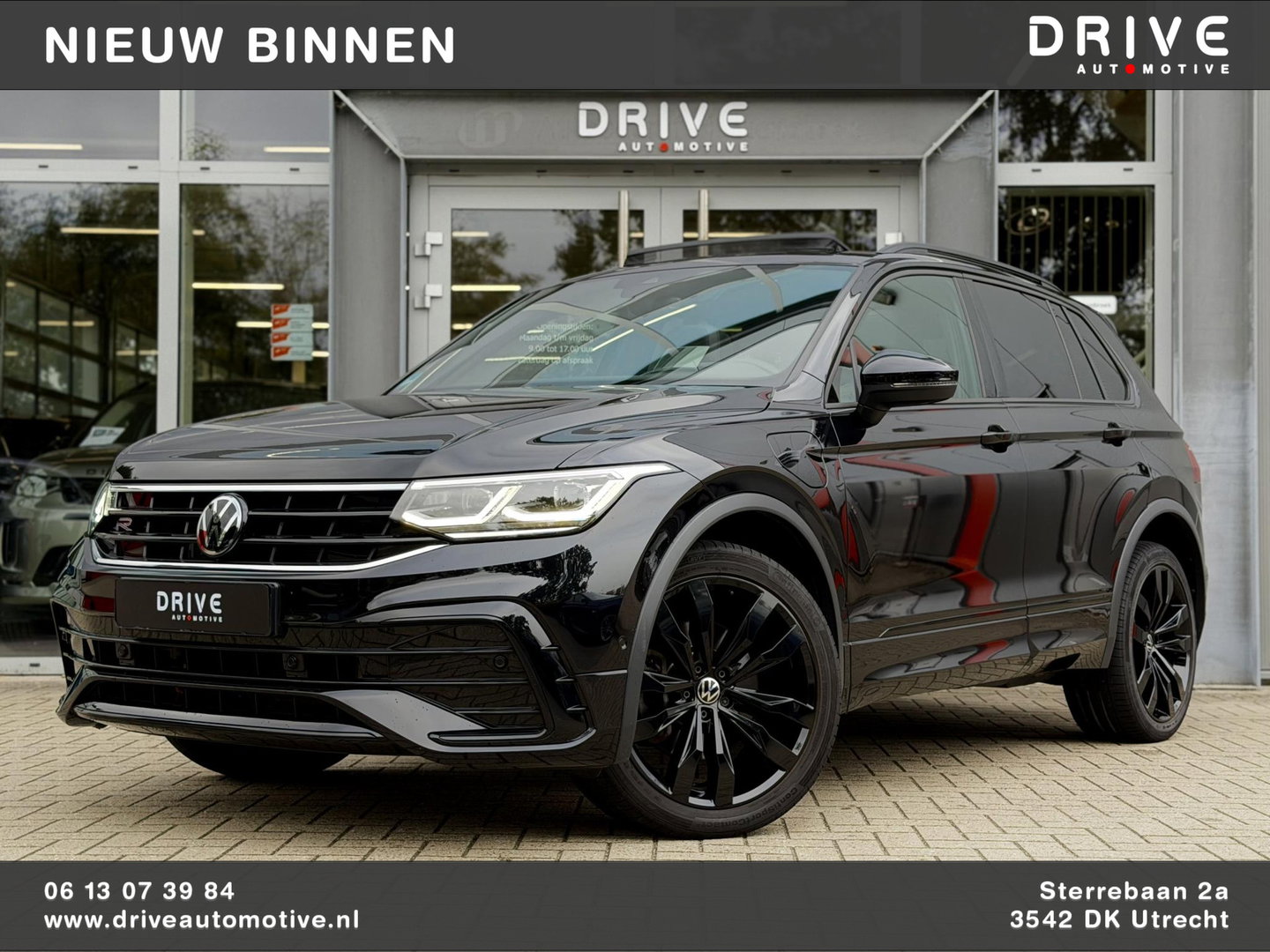 Volkswagen Tiguan 1.4 TSI eHybrid R-Line Business+ Black Style |Pano|Leer|Memory|ACC|Winter|HUD|IQ|Trekhaak|20"