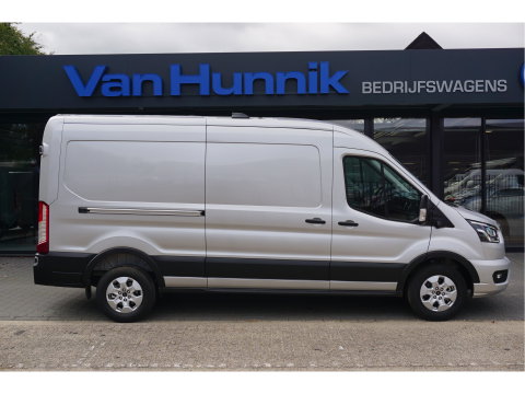 Ford Transit 350L L3H2 Limited AUT-8 165PK BPM VRIJ Navi, Adap. Cruise, 360° Cam, Trekhaak, 2x Schuifdeur!! NR. 259