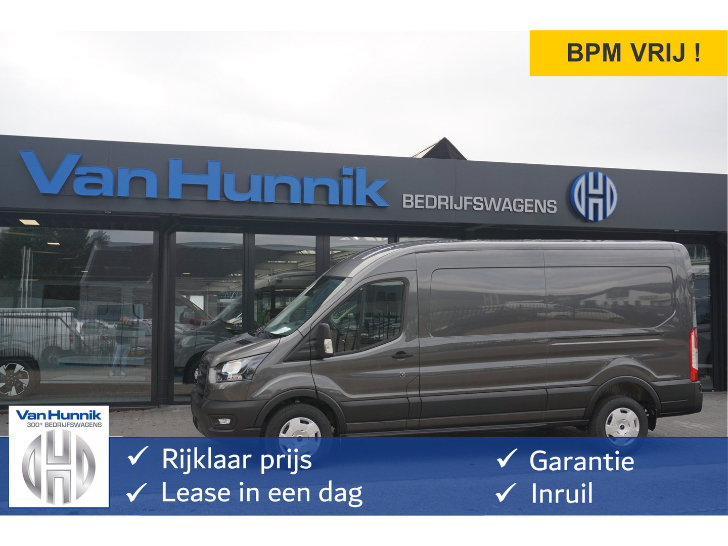 Ford Transit 350L L3H2 Trend AUT8 130PK BPM VRIJ!! 12" Sync4 Apple CP/Cam, Laadruimte Pack! NR. 617