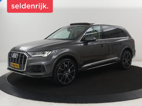 Audi Q7 55 TFSI e quattro Pro Line Plus | Panoramadak | Trekhaak | Leder | Stoelkoeling | Camera | Cruise control | Navigatie | Carplay | Stoelverwarming | Bang & Olufsen | Memory |
