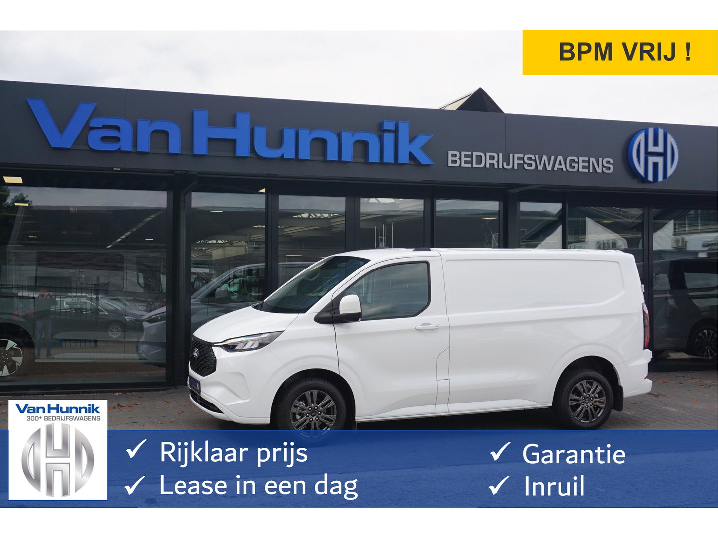 Ford Transit Custom 320S 218PK 71KWH Limited Elektrisch AUT BPM VRIJ!! Apple CP / Android A, LED, 17" LM!! NR. EC02