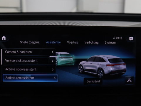 Mercedes-Benz EQC 400 4MATIC Business Solution Luxury 80 kWh | SOH 96.9% | Panoramdak | Leder | Adaptive cruise | Carplay | Sfeerverlichting | Burnmester Surround | Full LED | Stoelverwarming | Camera | Park assist |