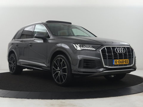Audi Q7 55 TFSI e quattro Pro Line Plus | Panoramadak | Trekhaak | Leder | Stoelkoeling | Camera | Cruise control | Navigatie | Carplay | Stoelverwarming | Bang & Olufsen | Memory |