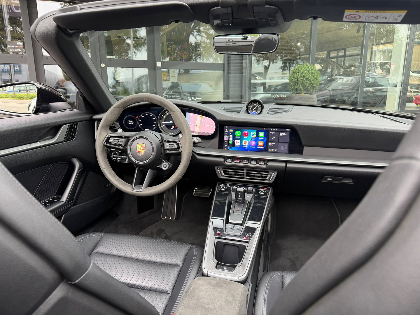 Porsche 911 Cabrio 3.0 Carrera PDK|Bosé|Sportuitlaat|Carplay|SportChrono