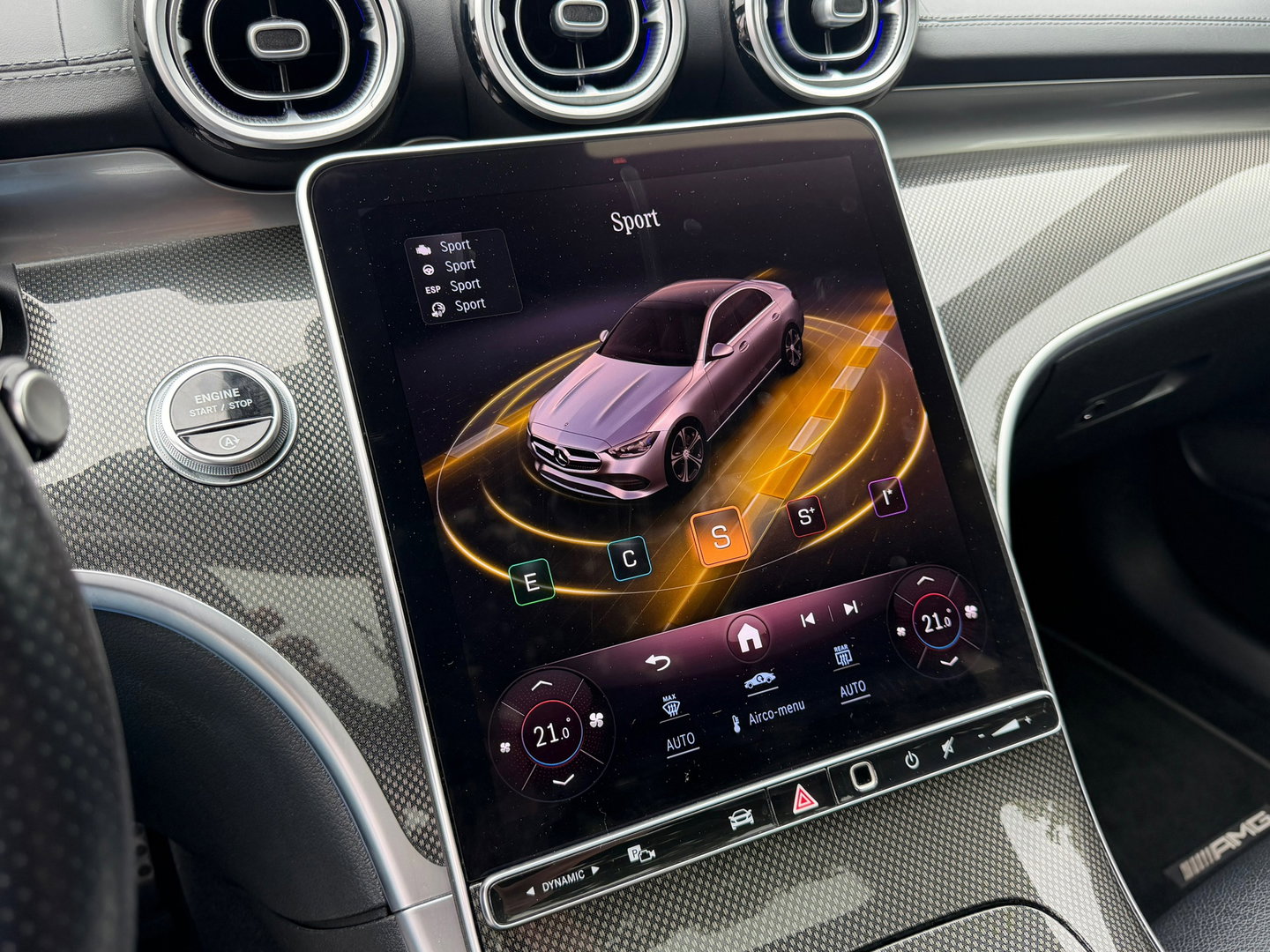 Mercedes-Benz C-Klasse 200 4MATIC AMG Burmester|Pano|Keyless|Carplay|Hud|ACC