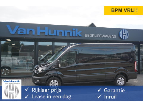 Ford Transit 350L L3H2 Trend AUT-10 RWD 165PK BPM VRIJ 3.5T Trekhaak, Navi, Adap. Cruise, 360° Cam!! NR. A146