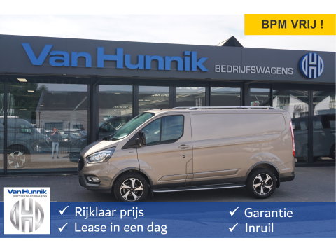 Ford Transit Custom 300S Active 130PK BPM VRIJ!! Airco, Cruise, Apple CP / Android Auto, 17" LM Velg!! NR. 219