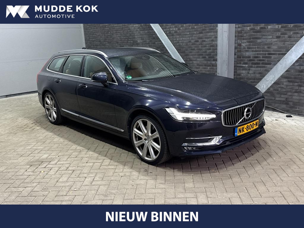 Volvo V90 2.0 T5 Inscription | ACC | Stoelventilatie+Massage | Trekhaak | Carplay | BLIS | Memory | 20 Inch