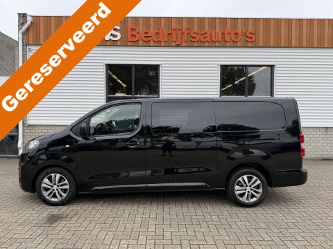 Peugeot Expert 2.0 BlueHDI 177pk automaat S&S L3H1 DC 5 persoons / vaste prijs rijklaar € 27.950 ex btw / lease vanaf € 456 / dubbele schuifdeur / euro 6 / bpm vrij / airco / cruise / navi / trekhaak !