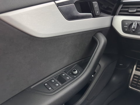 Audi A4 Avant 40 TFSI S edition (INCL.BTW) Aut. *LEATHER-MICROFIBRE | FULL-LED | HEATED-SPORTSEATS | KEYLESS | DIGI-COCKPIT | AMBIENT-LIGHT | NAVI-FULLMAP | PRIVACY-GLASS | SHIFT-PADDLES | ECC | PDC | CRUISE | 18''ALU*