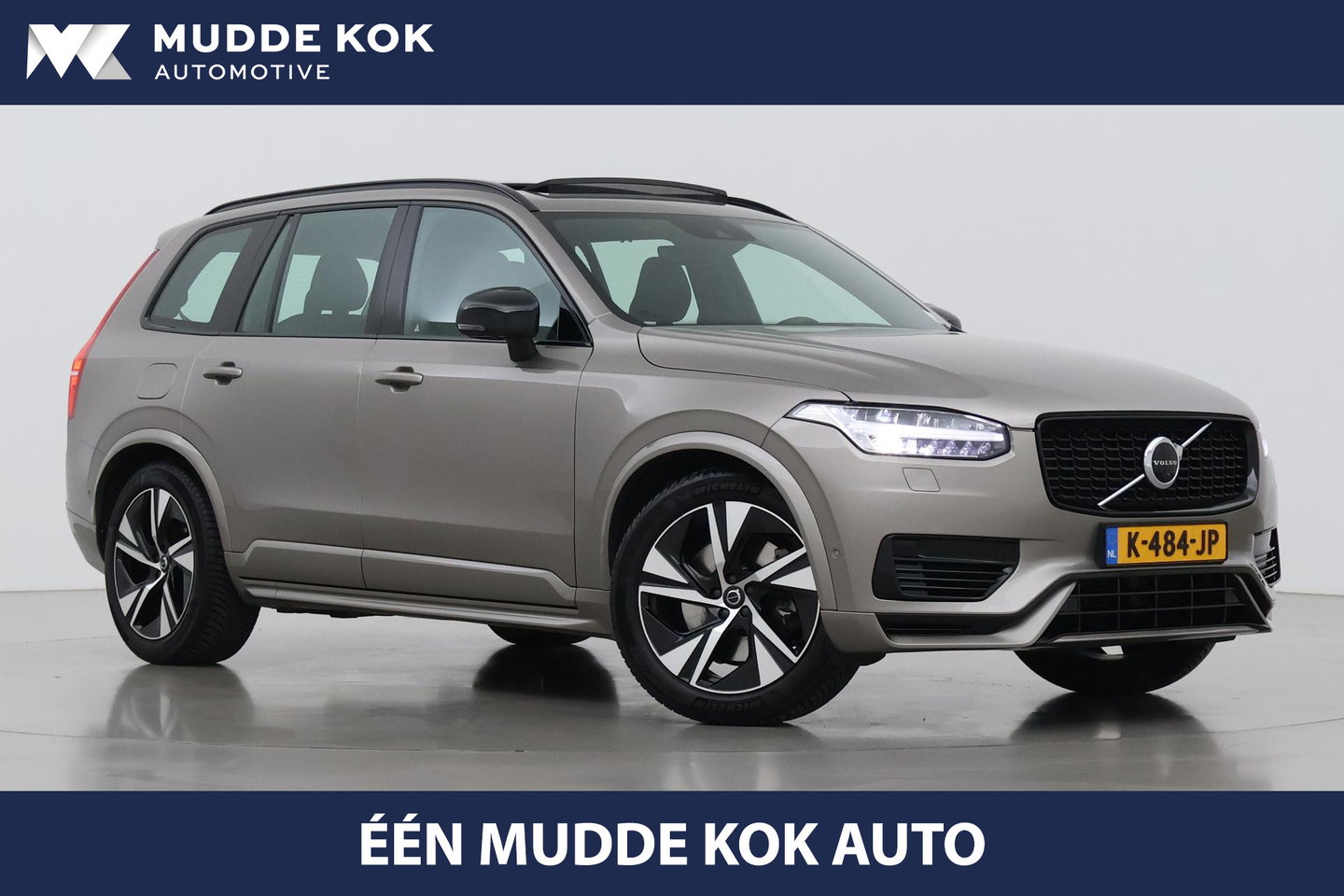 Volvo XC90 T8 Recharge R-Design | Luchtvering | B&W | Panoramadak | Stoelventilatie+Massage | 360° Camera | Head-up | Trekhaak