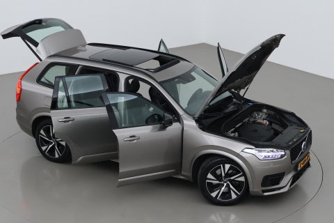 Volvo XC90 T8 Recharge R-Design | Luchtvering | B&W | Panoramadak | Stoelventilatie+Massage | 360° Camera | Head-up | Trekhaak