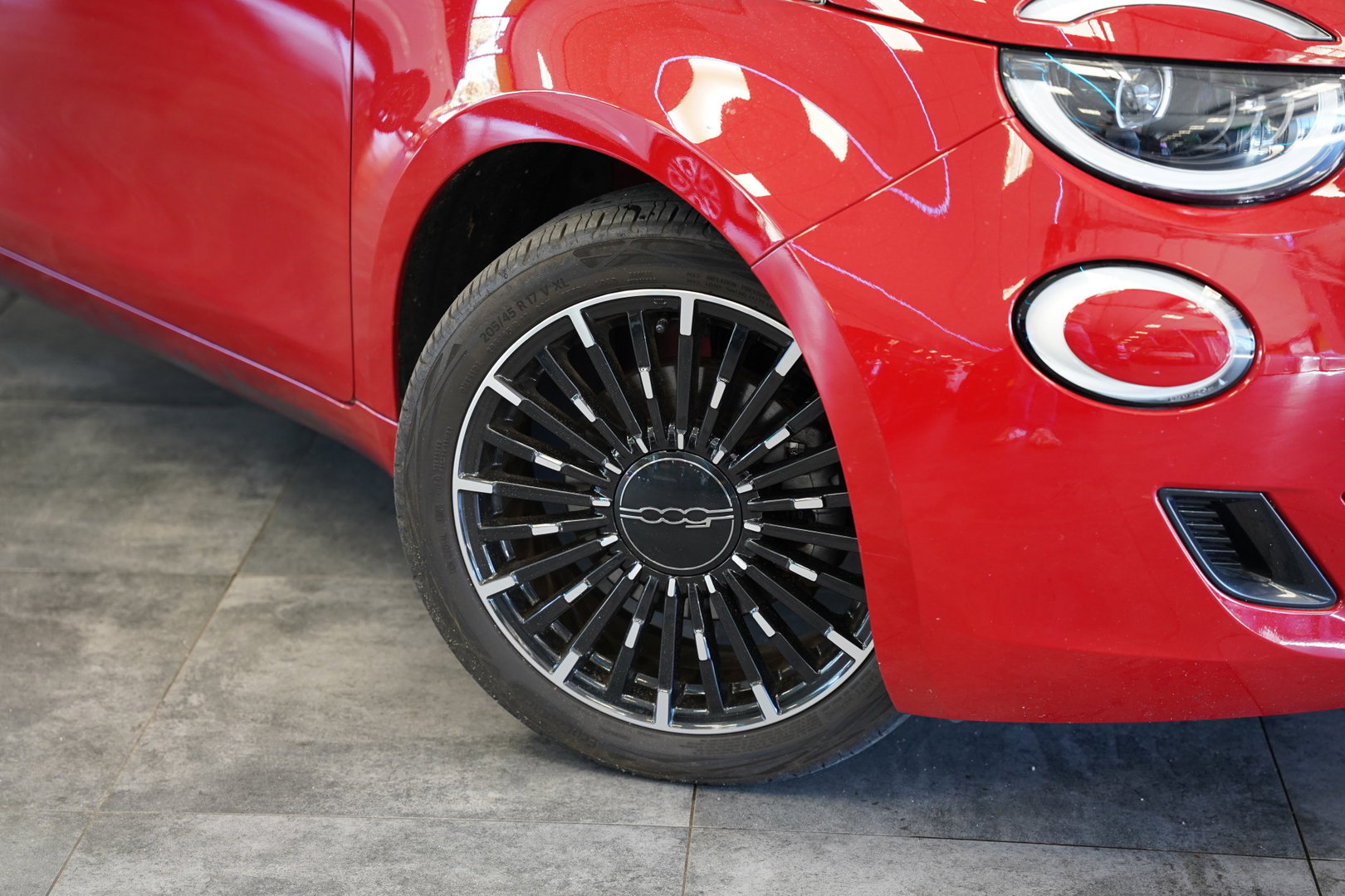 Fiat 500C Icon 42 kWh Cruise/Climate Cabrio ROSSO PASSIONE NAP!