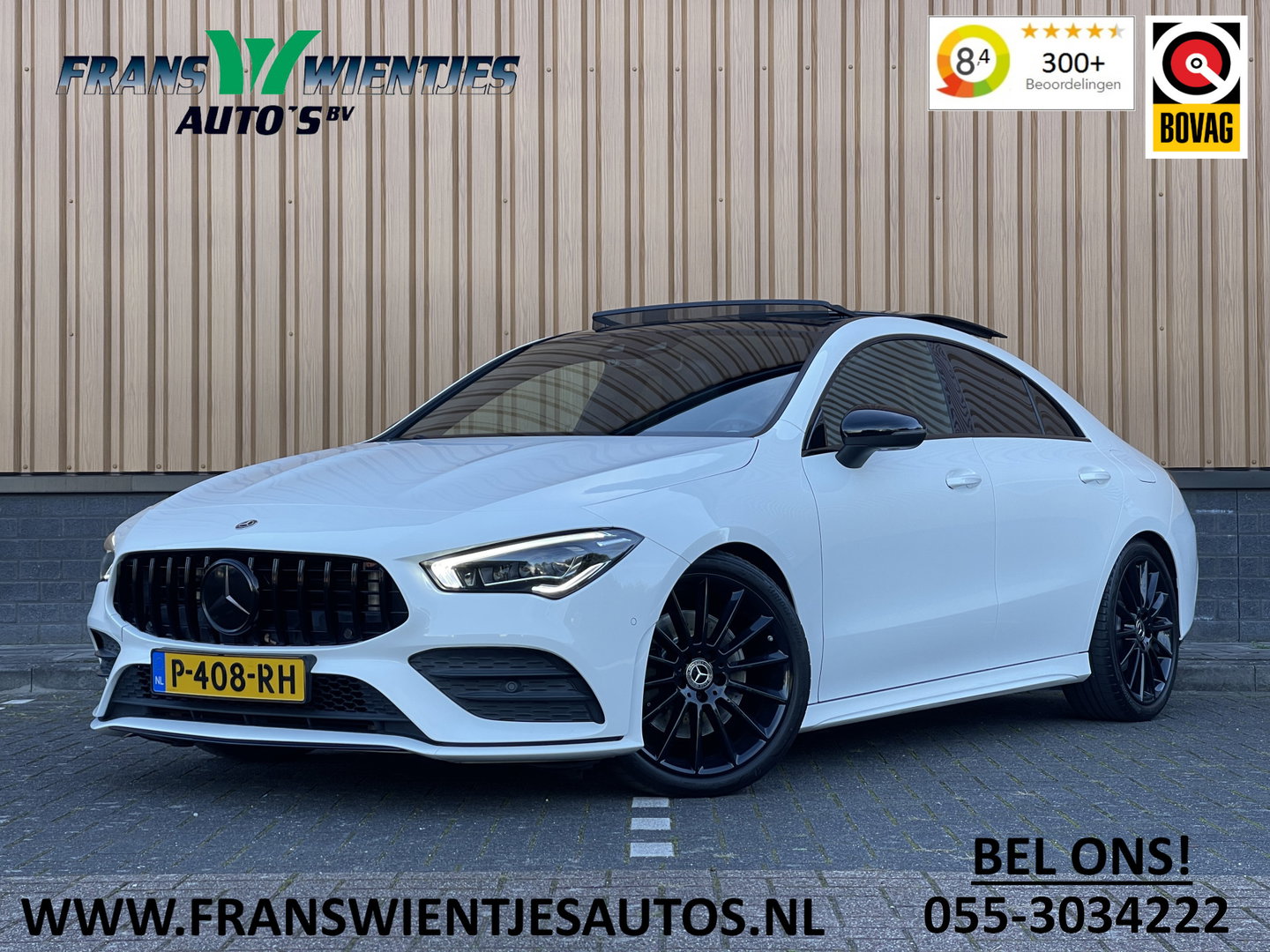 Mercedes-Benz CLA-Klasse 200 Premium Plus AMG | Panoramadak | Sfeerverlichting | Multibeam Led | 19" Lichtmetaal | Camera | Stoelverwarming | Lane Assist | Dodehoeksensor |