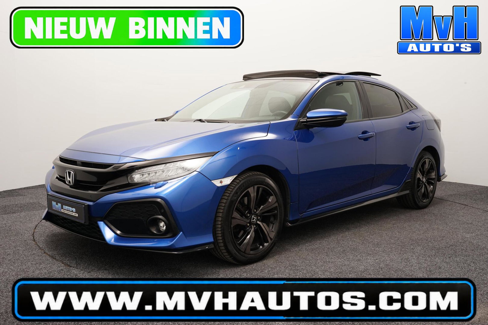 Honda Civic 1.5 i-VTEC Sport Plus|SCHUIFDAK|ACC|CAMERA|NAP
