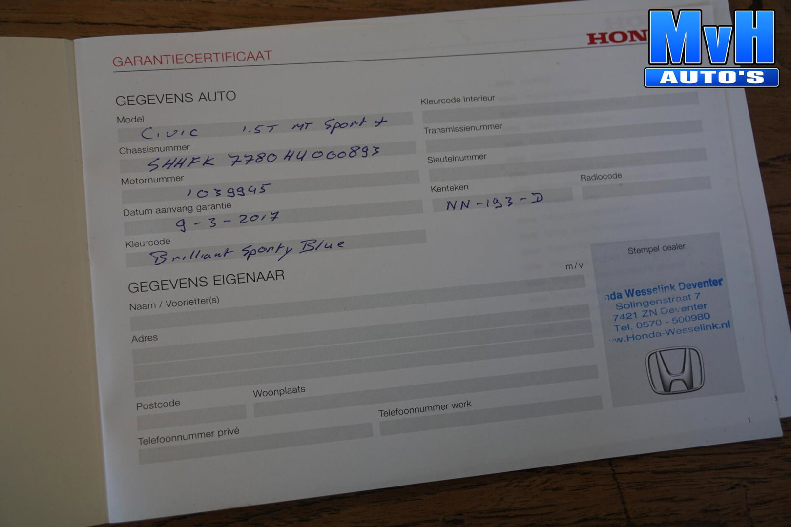 Honda Civic 1.5 i-VTEC Sport Plus|SCHUIFDAK|ACC|CAMERA|NAP