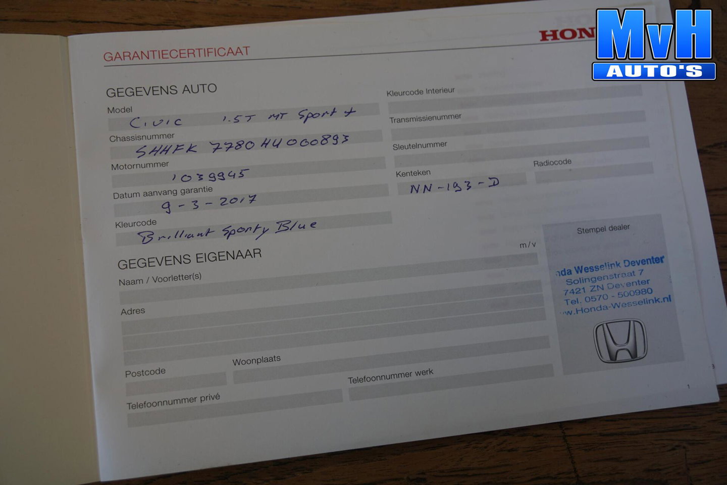 Honda Civic 1.5 i-VTEC Sport Plus|SCHUIFDAK|ACC|CAMERA|NAP