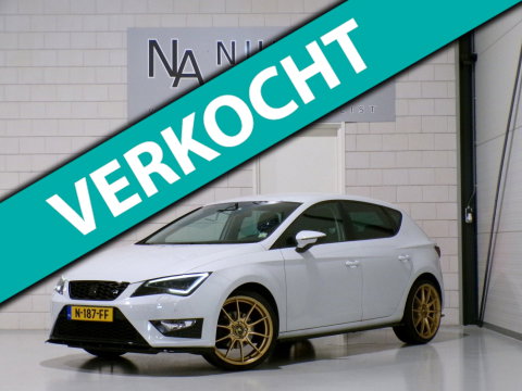 SEAT Leon 1.4 TSI FR Maxton Apple-carplay / Android-Auto Stoelverwarming 19"Velgen Seat-Sound Drive-Mode Parkeersensoren Garantie
