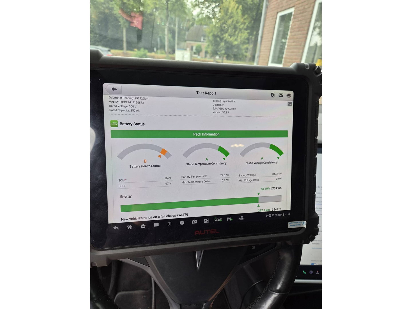 Tesla Model X 75D Base [ 7-Pers. ] [3-Fase-17kW] {SoH-84%} (INCL-BTW) Aut. *PANO-WINDOW | AUTOPILOT | LEATHER-FABRIC | NAVI-FULLMAP | FULL-LED | AIRSUSPENSION | DIGI-COCKPIT | CCS-FASTLOADER | KEYLESS | DAB+ | HEATED-SPORTSEATS | PRIVACY-GLASS | 20"A