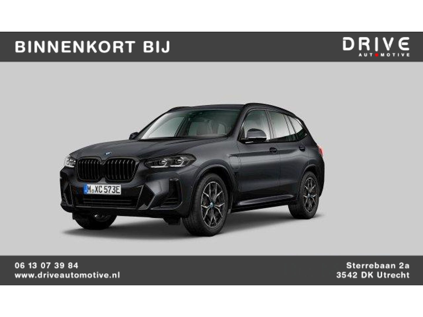 BMW X3 xDrive30e High Ex M-Sport LCI|Leer|Memory|Cam|Uniek: Individual Frozen Deep Grey|