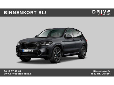 BMW X3 xDrive30e High Ex M-Sport LCI|Leer|Memory|Cam|Uniek: Individual Frozen Deep Grey|