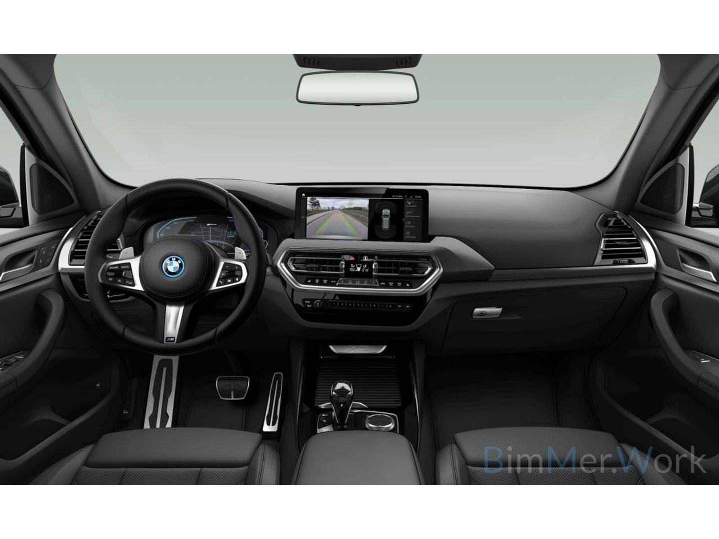 BMW X3 xDrive30e High Ex M-Sport LCI|Leer|Memory|Cam|Uniek: Individual Frozen Deep Grey|