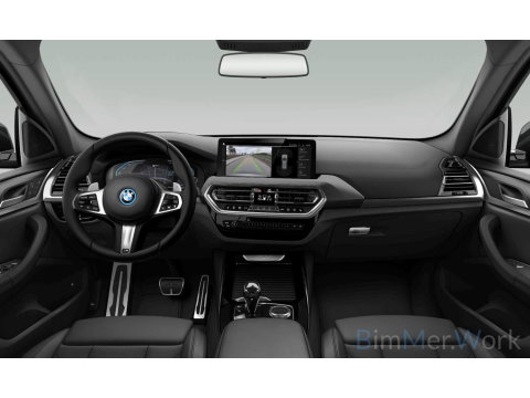 BMW X3 xDrive30e High Ex M-Sport LCI|Leer|Memory|Cam|Uniek: Individual Frozen Deep Grey|