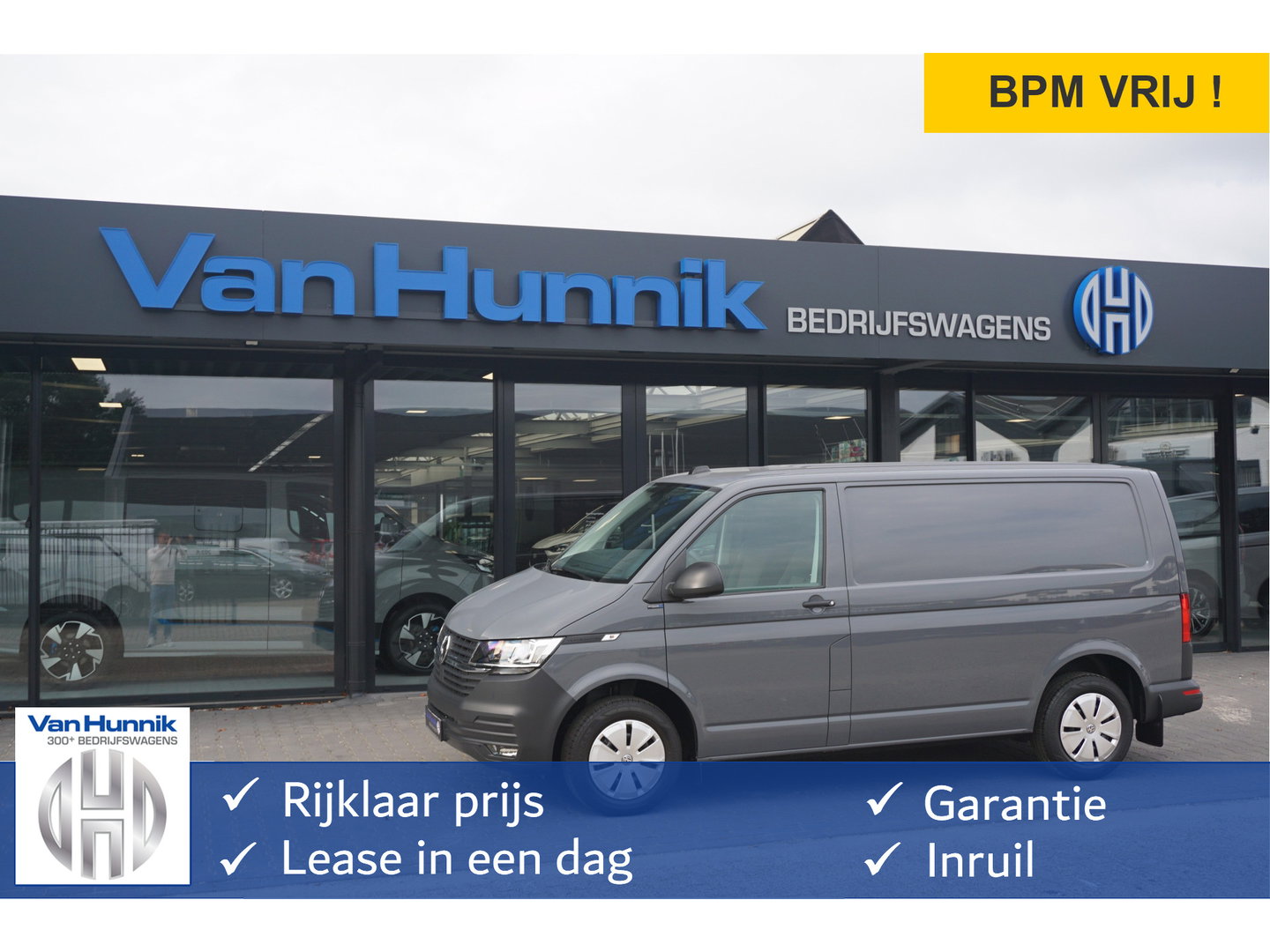 Volkswagen Transporter T6.1 2.0TDI 150PK BPM VRIJ!! App Connect, Cruise, Airco, Betimmering! NR. 731