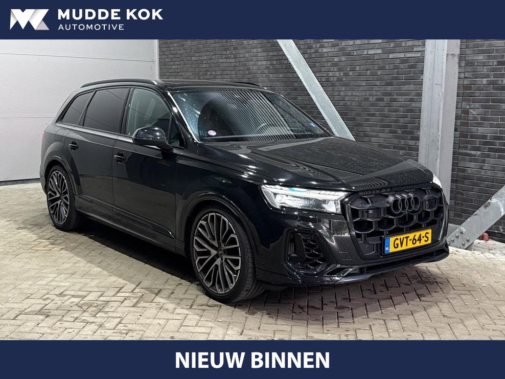 Audi Q7 60 TFSI e quattro Pro Line S Competition | FACELIFT | Schuifdak | B&O | 4-wiel Besturing | Trekhaak | 22 Inch | Laser LED