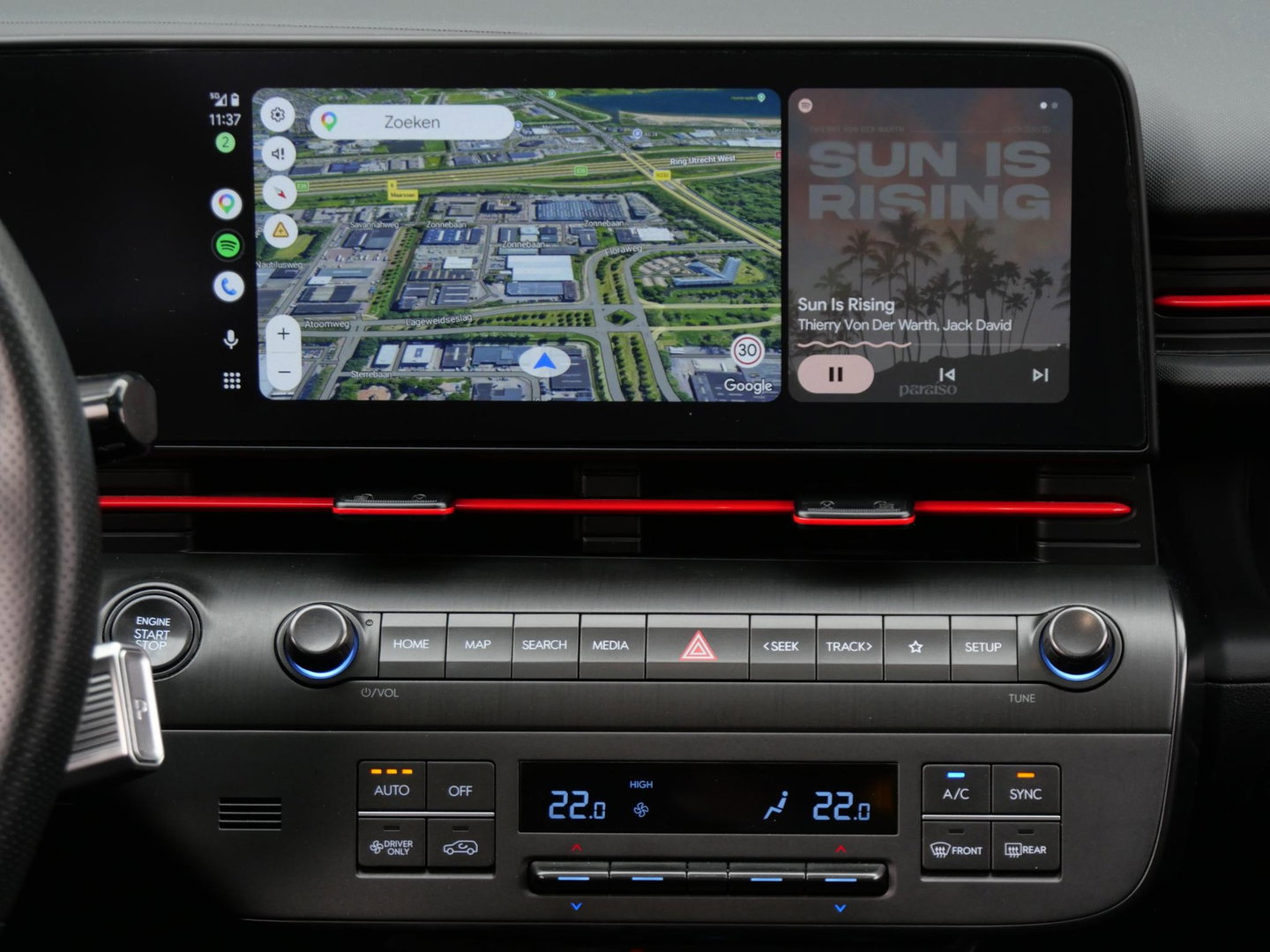 Hyundai KONA HYBRID N-LINE SKY/ PANORAMADAK/ TREKHAAK/ NL-AUTO 1STE EIGENAAR