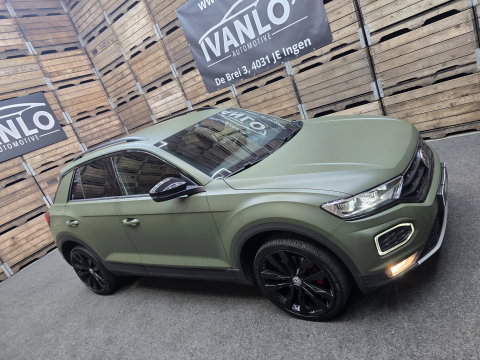 Volkswagen T-Roc 1.5 TSI Sport Navi VCP Clima Cruise Camera 19"LM Darkgreen Wrap 200PK!