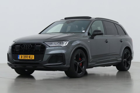 Audi Q7 60 TFSI e quattro Competition | Panoramadak | Luchtvering | Trekhaak | Massage+Ventilatie | Matrix LED | ACC | Camera | 21 Inch