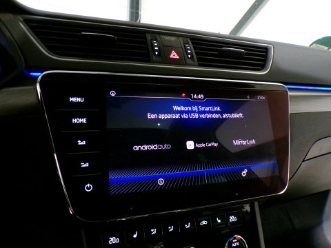 Škoda Superb Combi 1.5 TSI ACT Sportline Business Pano Apple-Carplay Leer Trekhaak Stoelverwarming Android-Auto Memory-seat DAB+